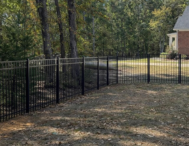 Ornamental Aluminum Fence.