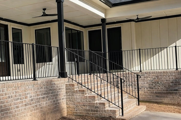 Ornamental Aluminum Railing.